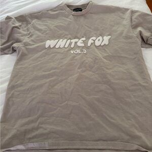 white fox t shirt